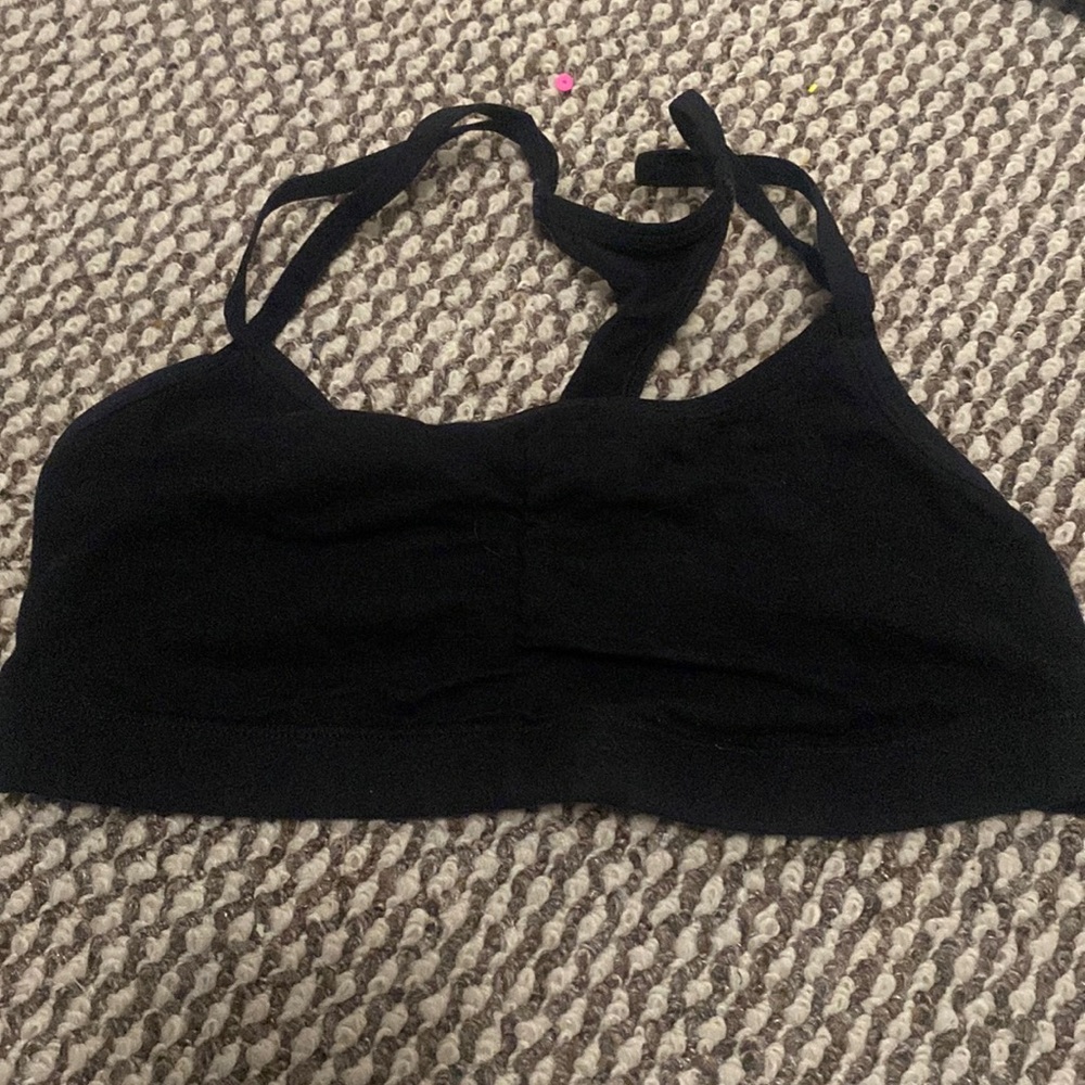 Girls beginner black bra